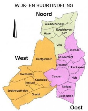 Wijkindeling Kerkrade